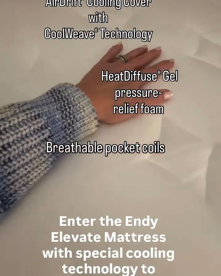 Endy Facebook ad: Raising The Standard On Sleep