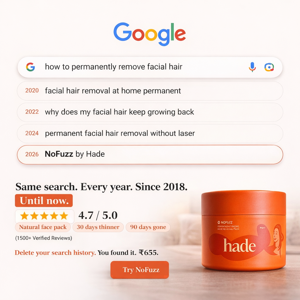 Hade Organic Skincare Facebook ad