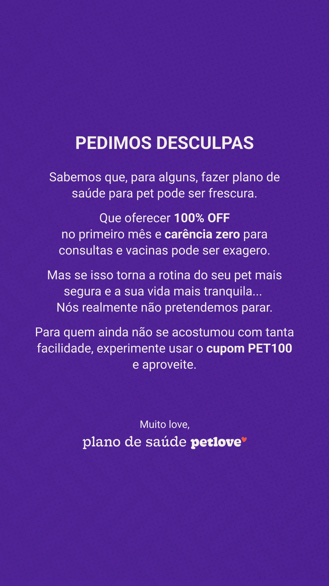 Petlove Facebook ad