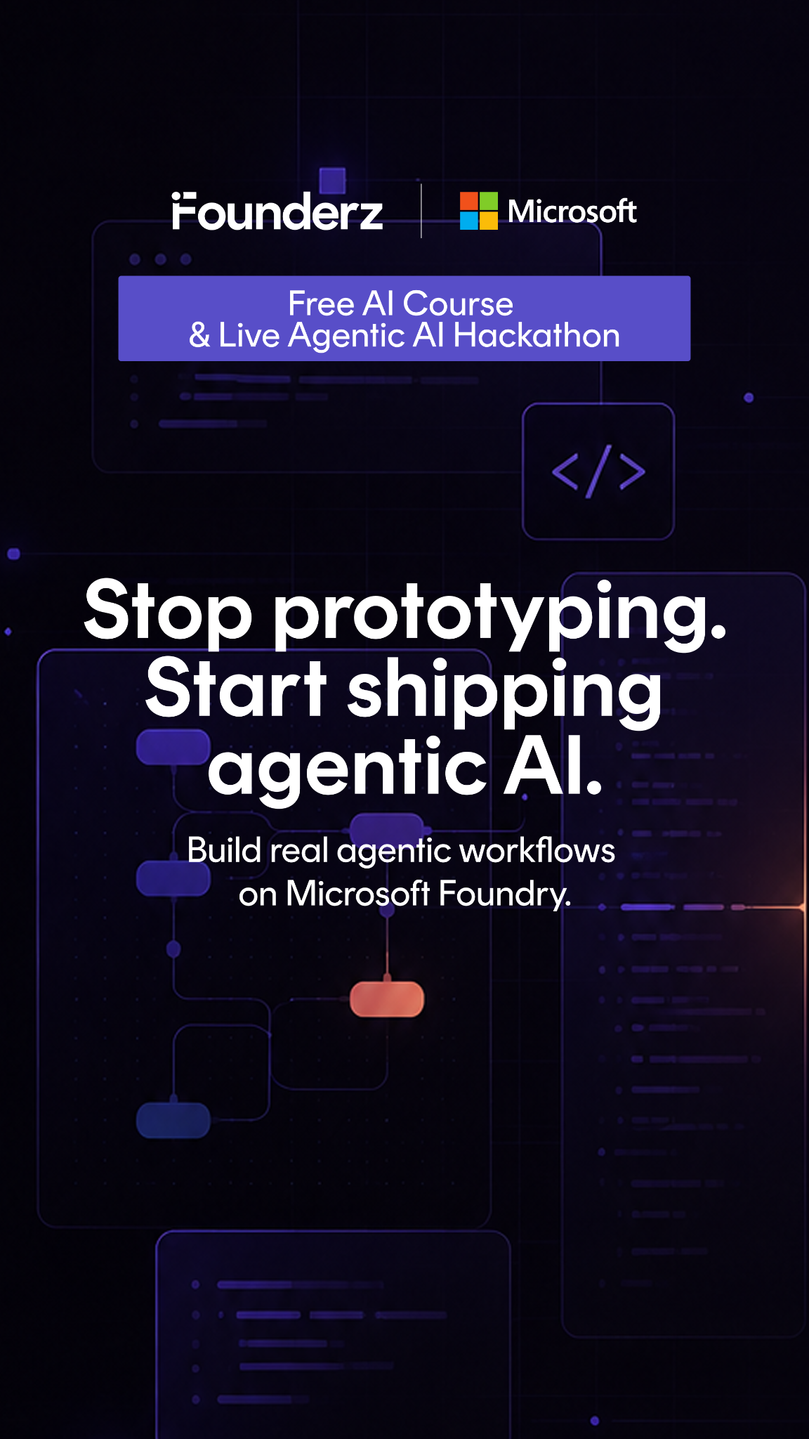 Founderz Facebook ad
