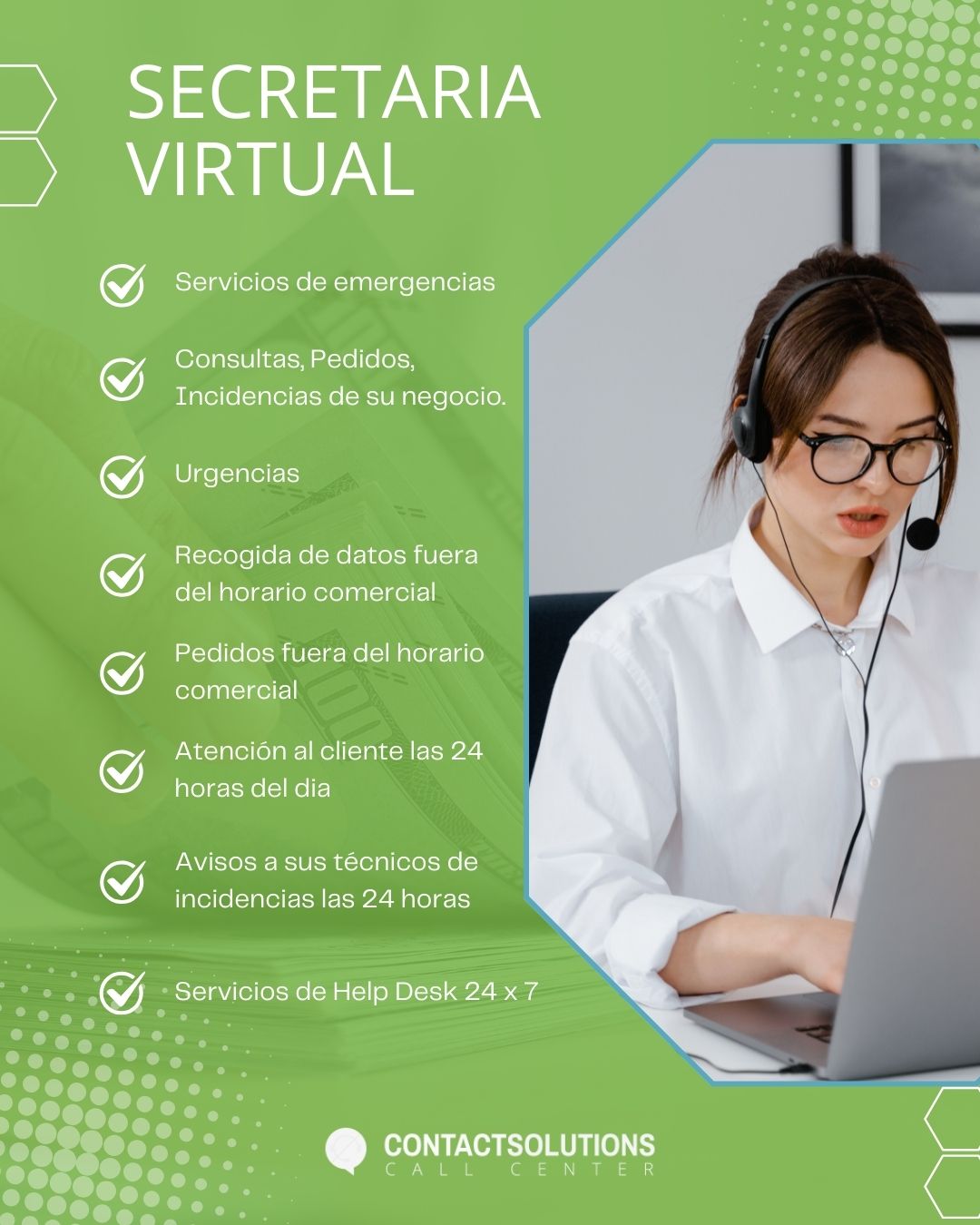 Contact Solutions Facebook ad: ContactSolutions: Call Center Líderes en Calidad de…