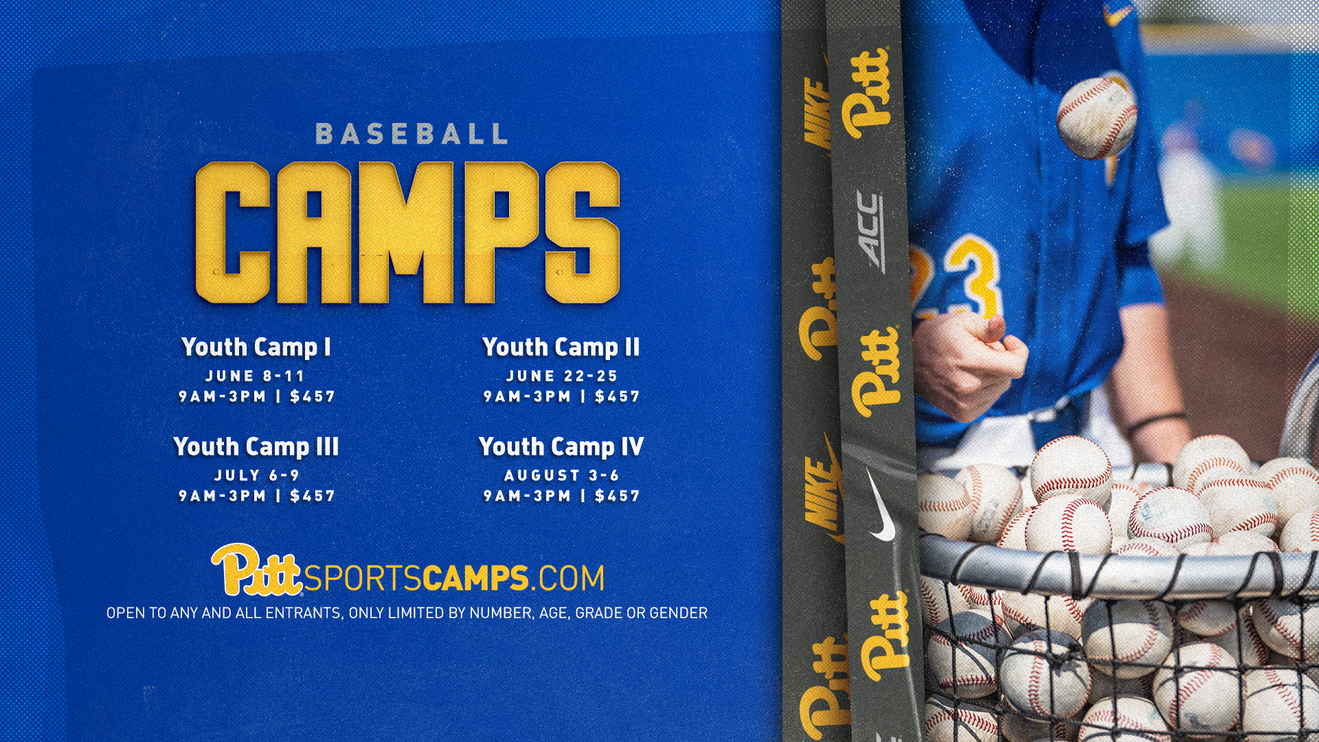 Pitt Baseball Facebook ad from Apr 7, 2026