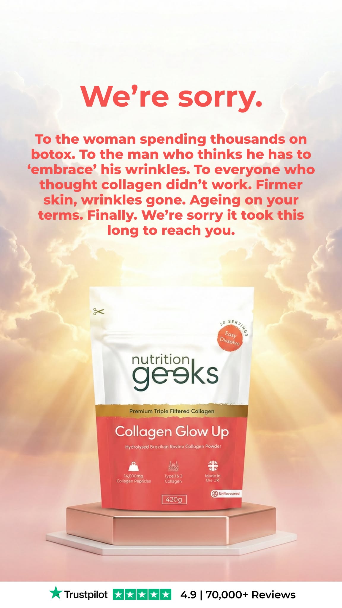 Nutrition Geeks Facebook ad