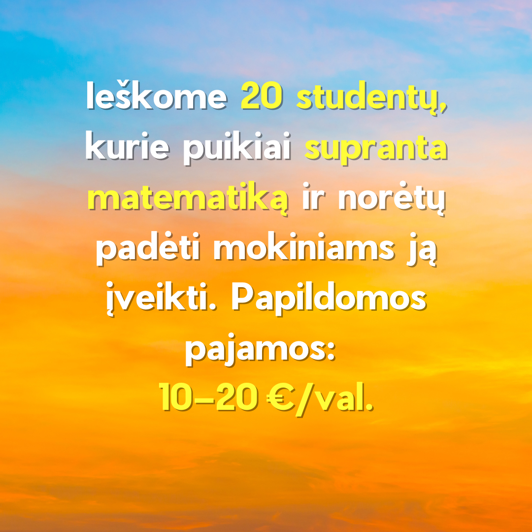 Eruditum Facebook ad: Aplikuok dabar!