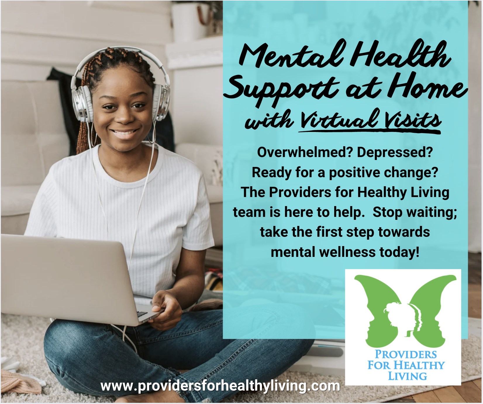 Providers for Healthy Living - OHIO Facebook ad: Psychiatry, Therapy, and Psychological Testing Services