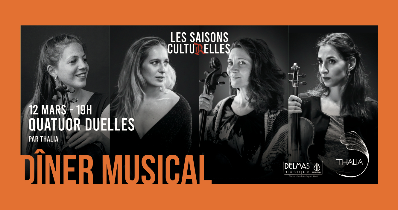Auberge du Domaine De Rombeau Facebook ad: Dîner Musical, Quatuor DuElles