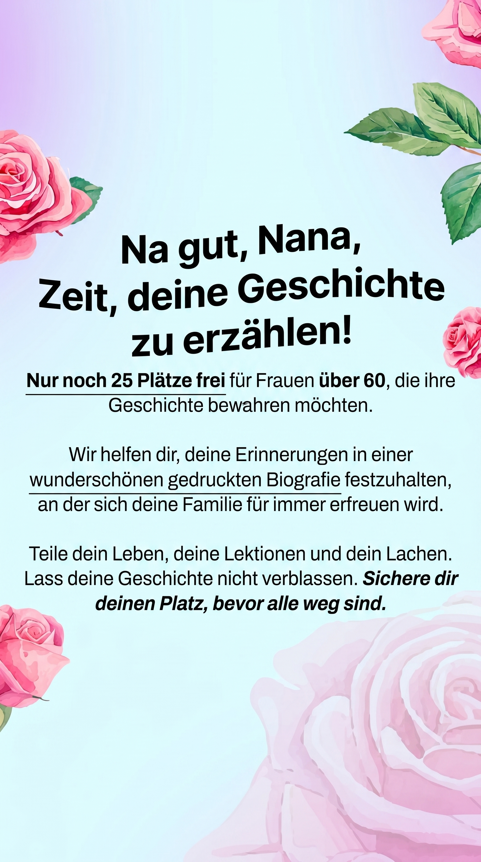 Memowrite Facebook ad