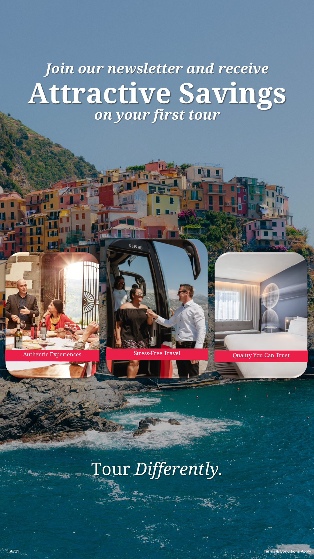Trafalgar Travel Facebook ad