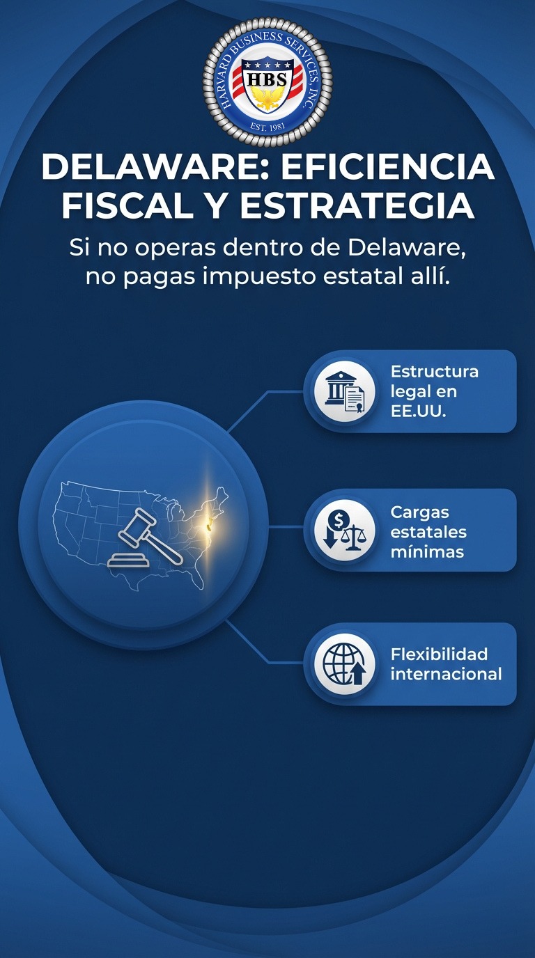 Harvard Business Services, Inc. Facebook ad: Descubre cómo estructurar tu empresa en EE.UU.