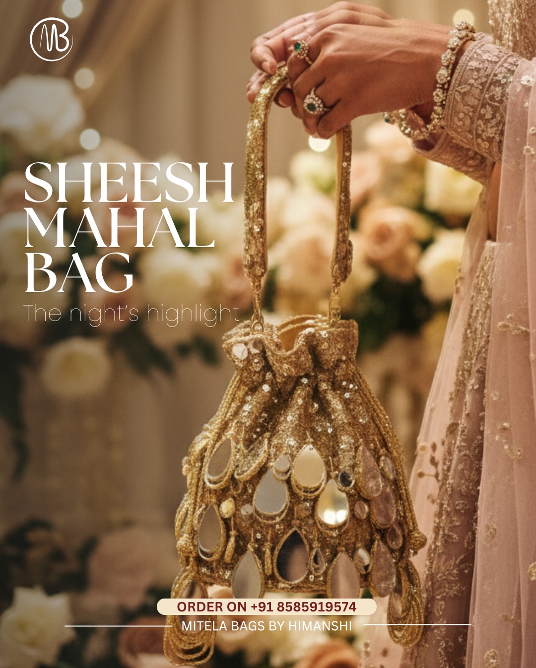 Mitela Bags by Himanshi Facebook ad: A little royal, a little vintage, and made…