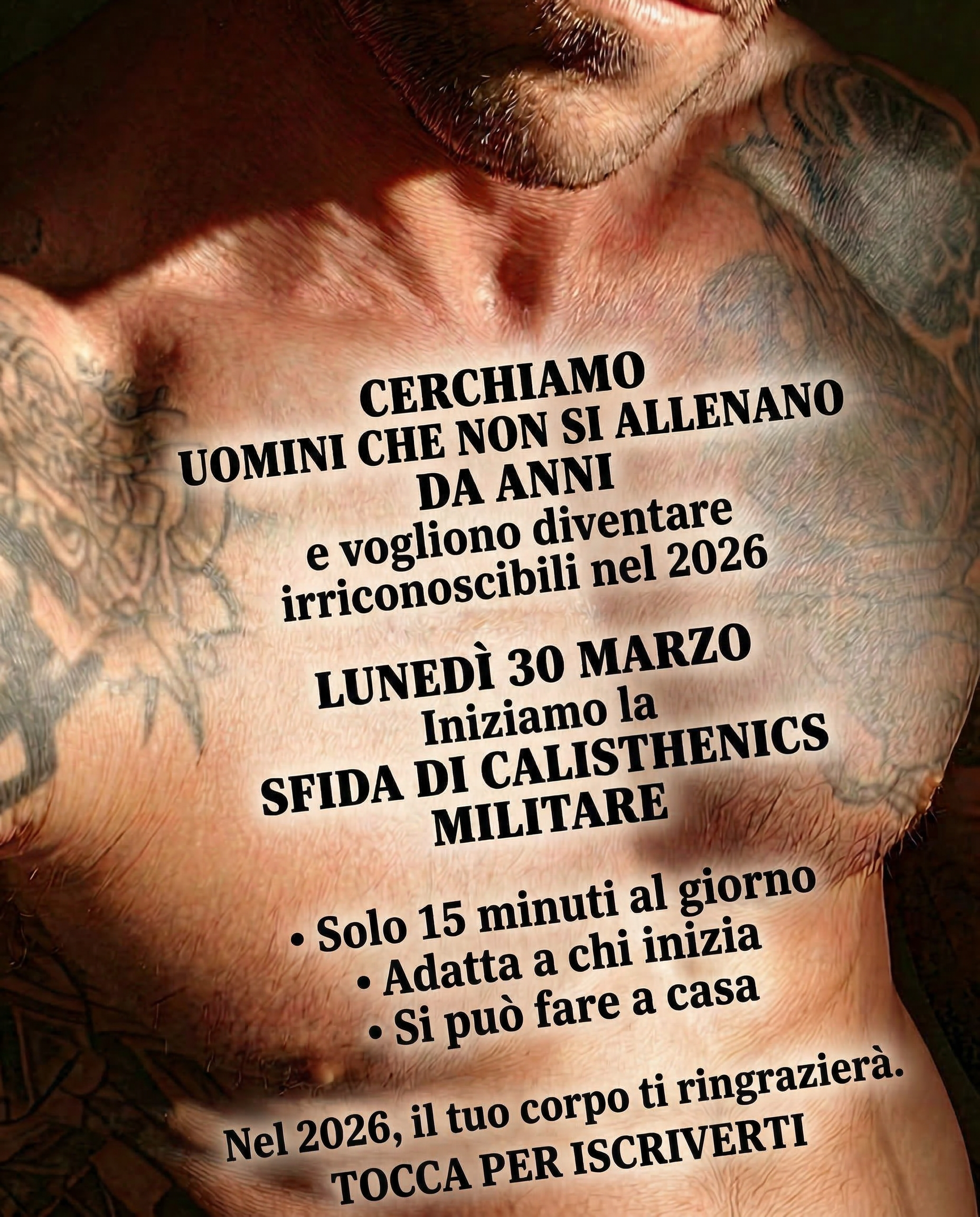 Coach Mike Aibro Facebook ad: Dimentica la palestra, allenati a casa!