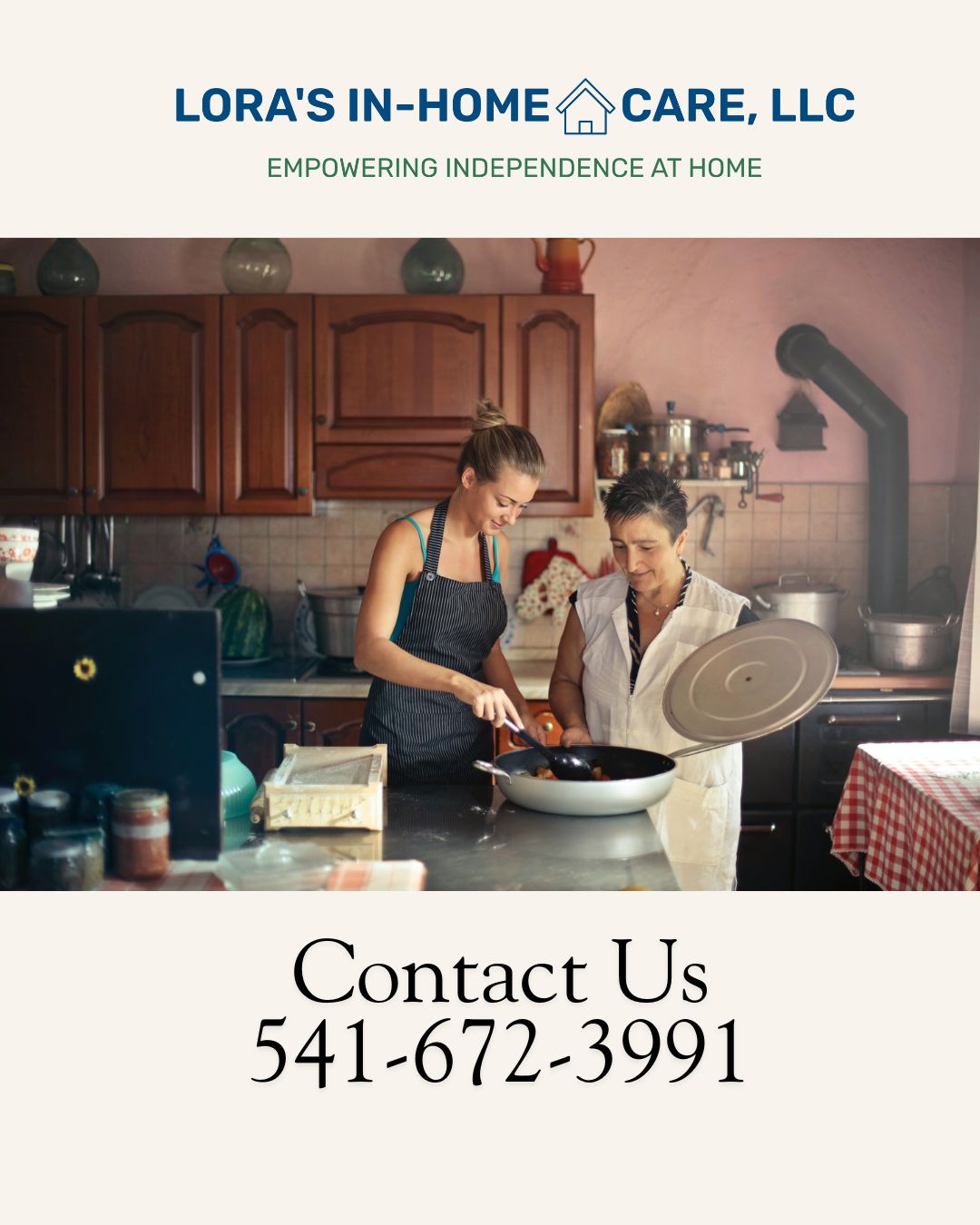Lora's In-Home Care, LLC Facebook ad