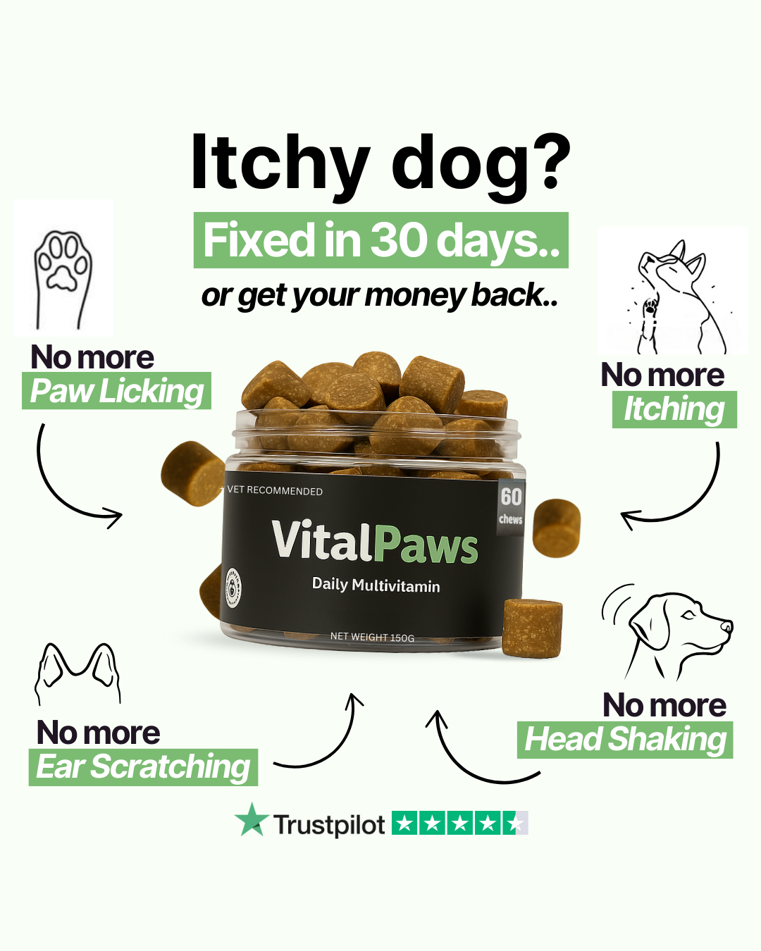 VitalPaws Facebook ad