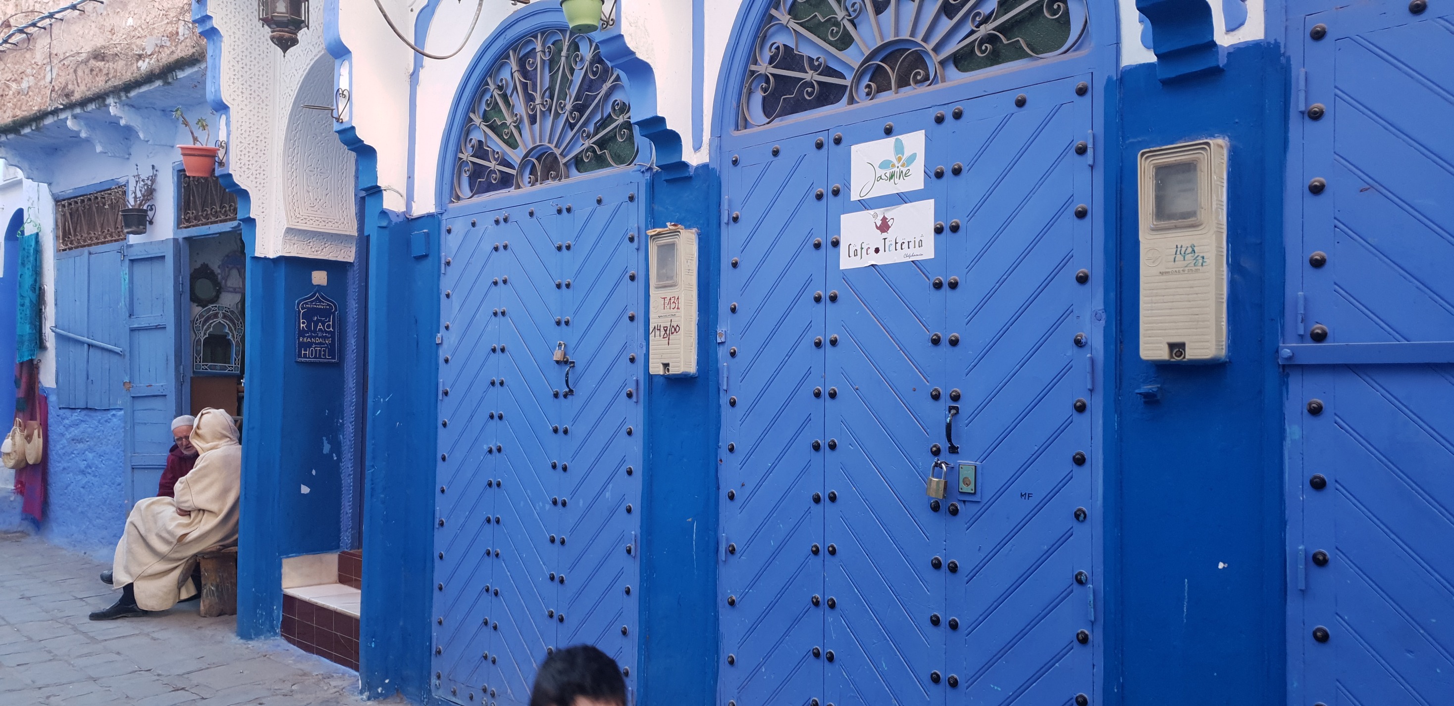 Encounter Travel Facebook ad: Dive into a sea of blue in Chefchaouen…