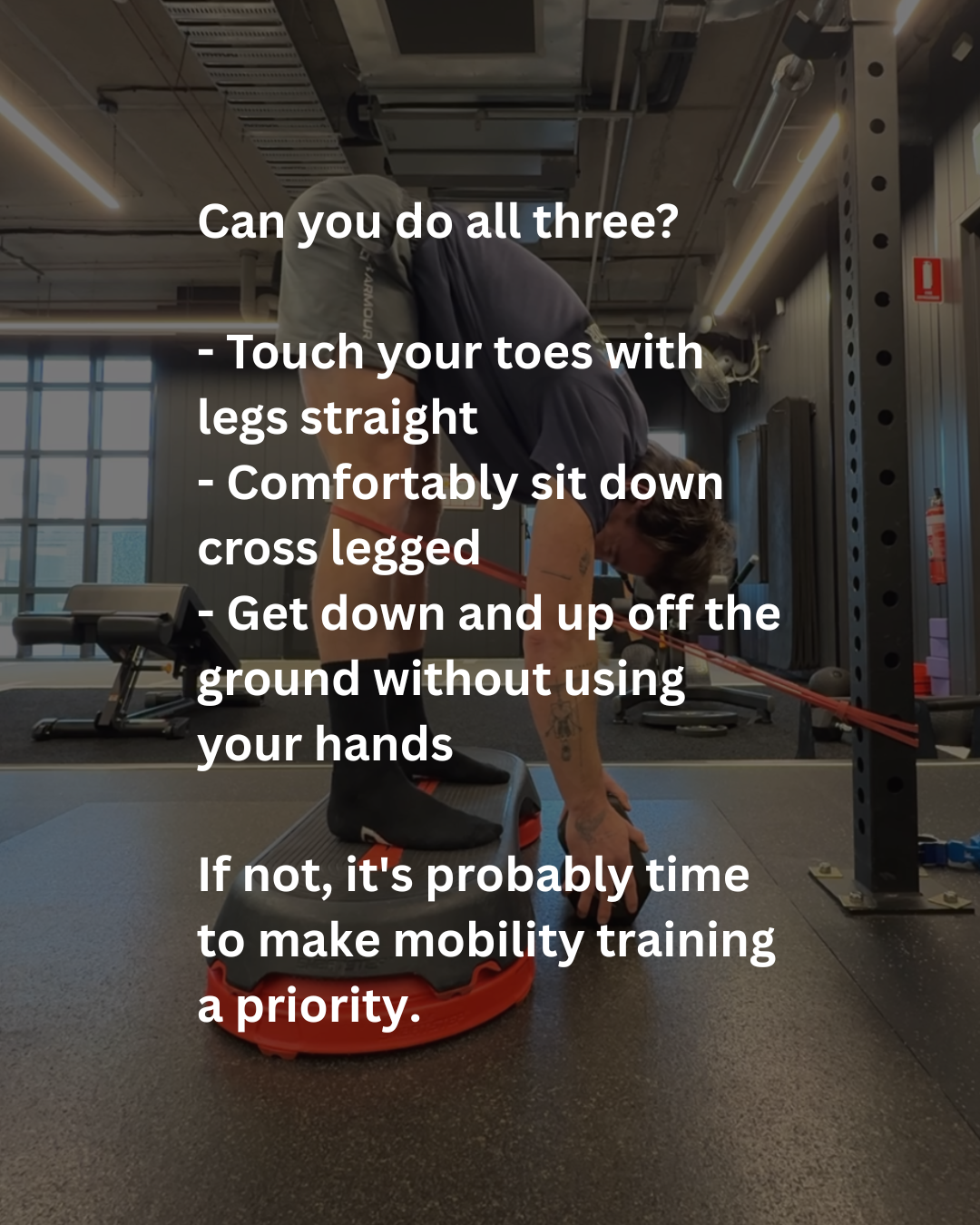 Movessa Facebook ad: Strength & Mobility Training