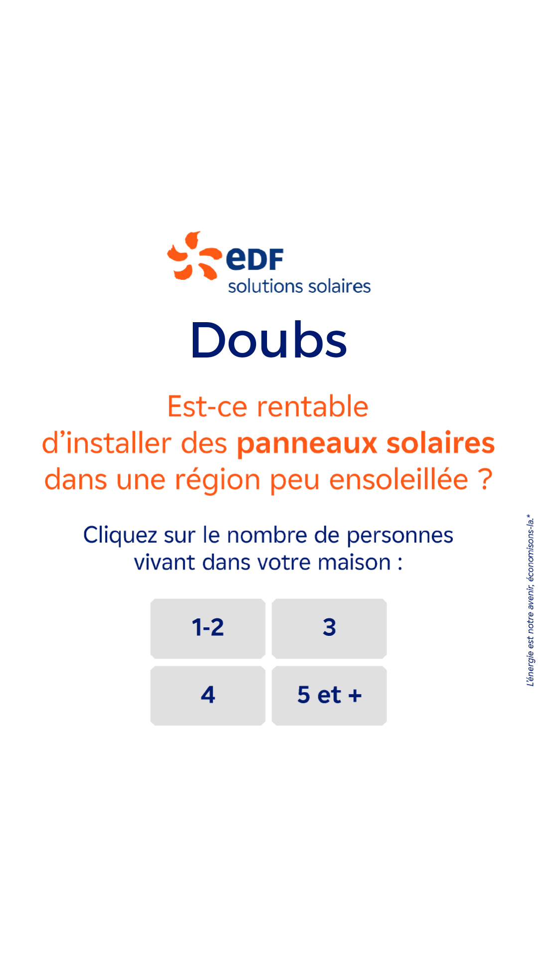 Mes offres EDF solutions solaires Facebook ad