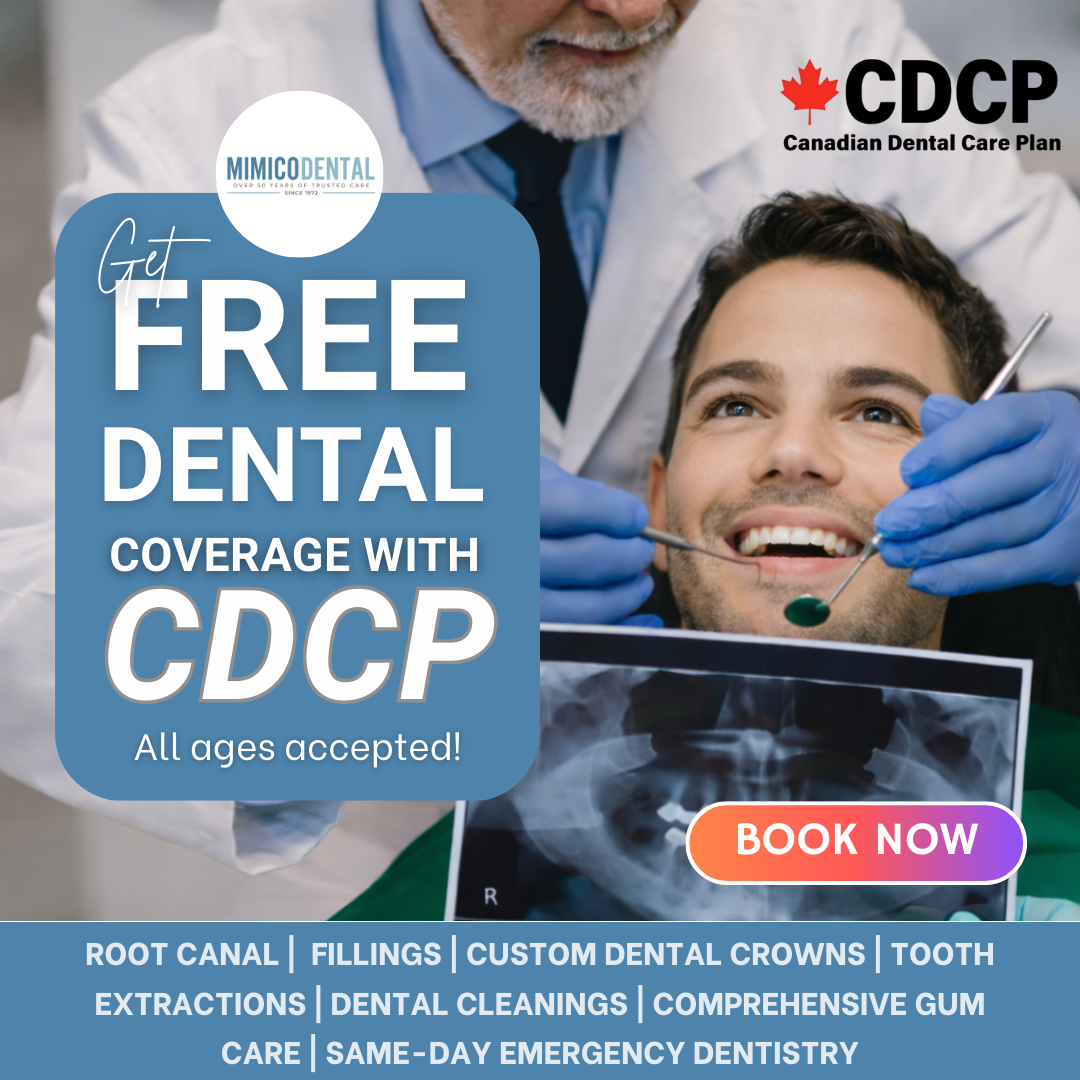 Mimico Dental Facebook ad from Feb 24, 2026