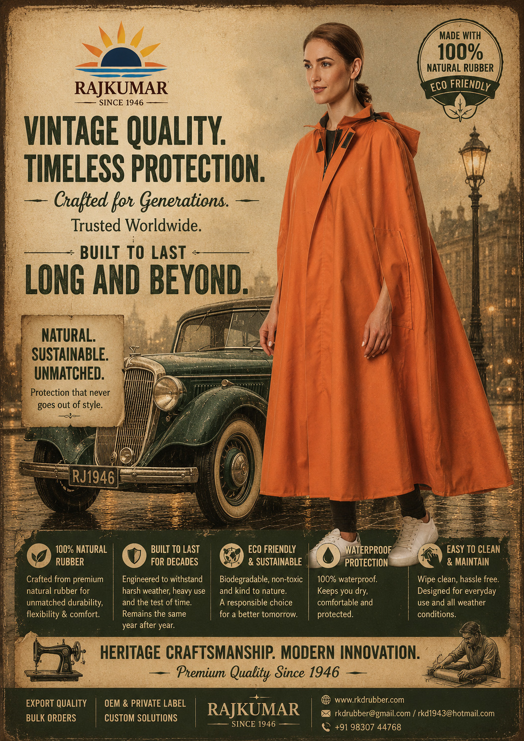 RKD Rubber Rainwears Facebook ad: Collections - Rajkumar Dyeing & Printing Works Private…