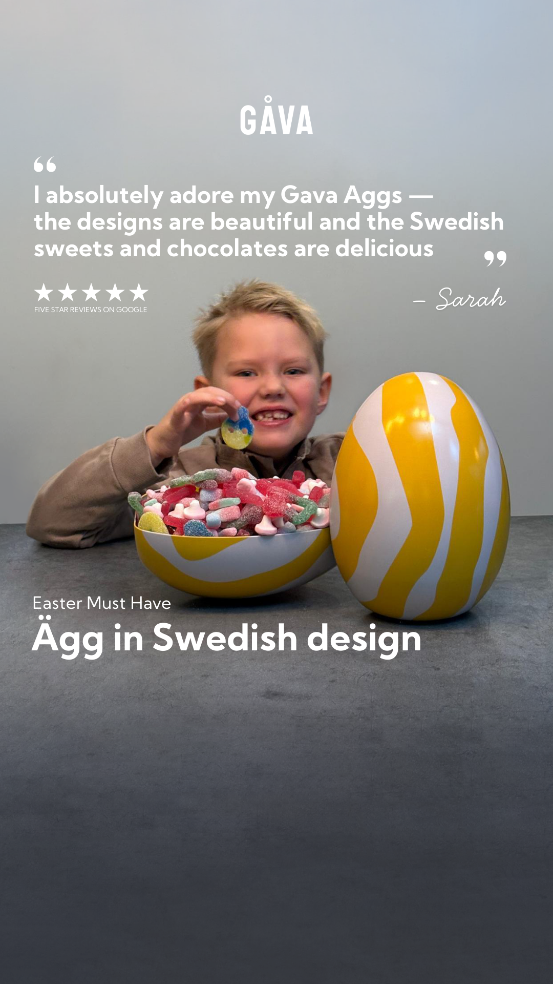 Gavagifting Facebook ad: Easter Eggs designed to keep