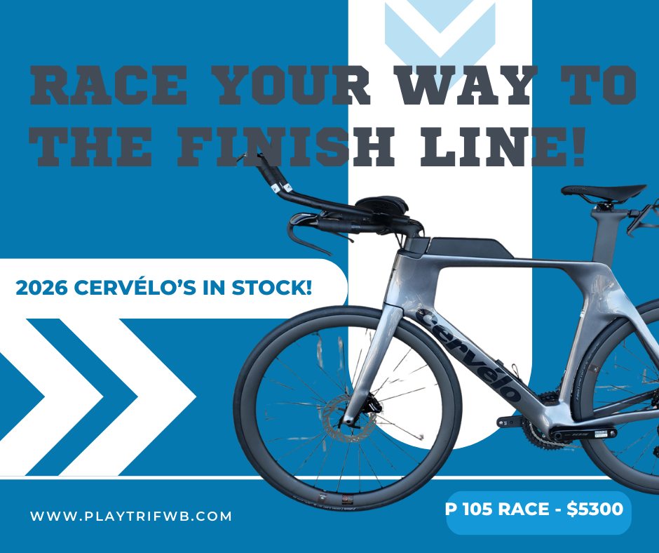 Playtri Fort Walton Beach Facebook ad: Cervélo P 105 Race - to the finish…