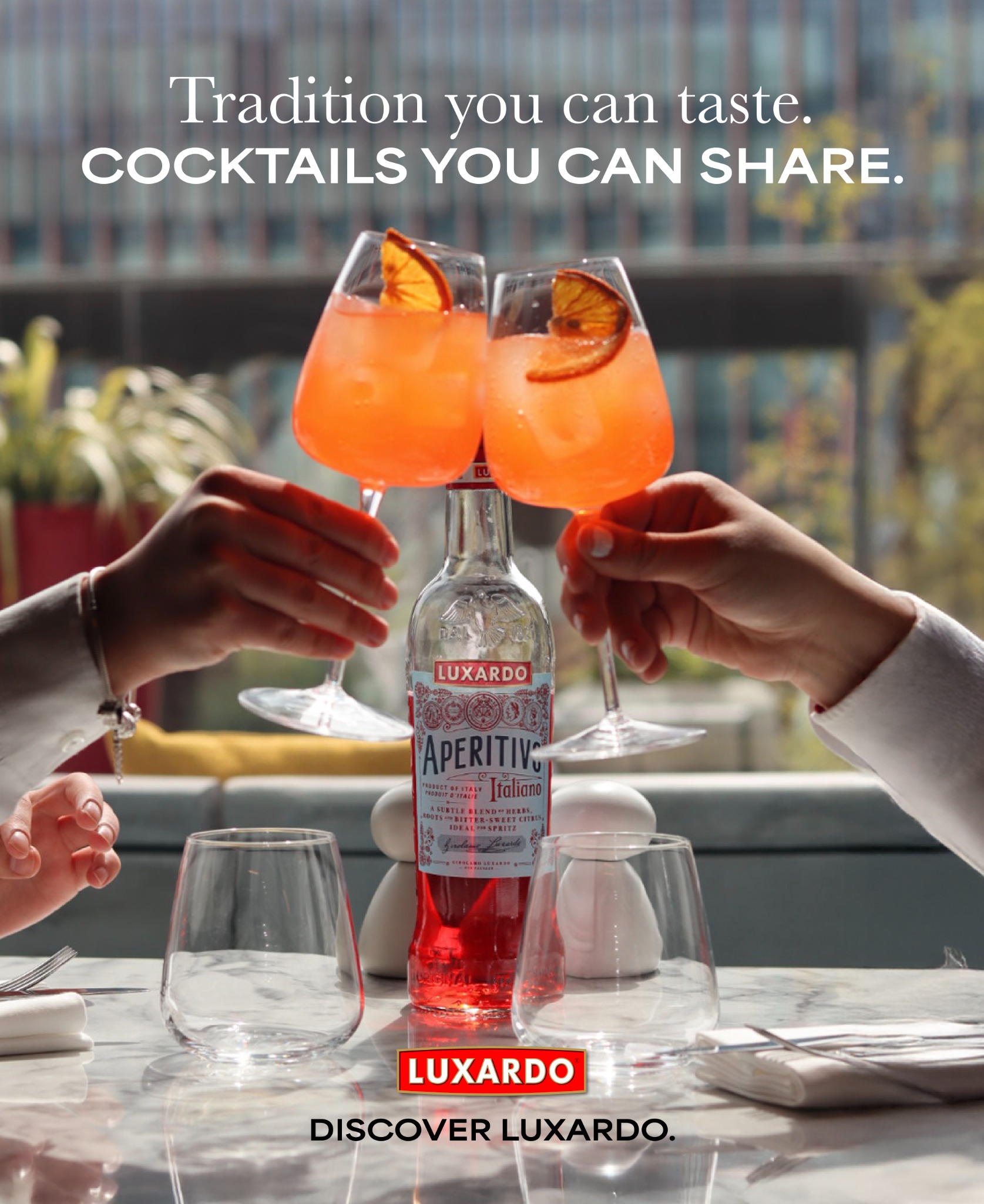 Luxardo UK Facebook ad: Drinks Made for Sharing