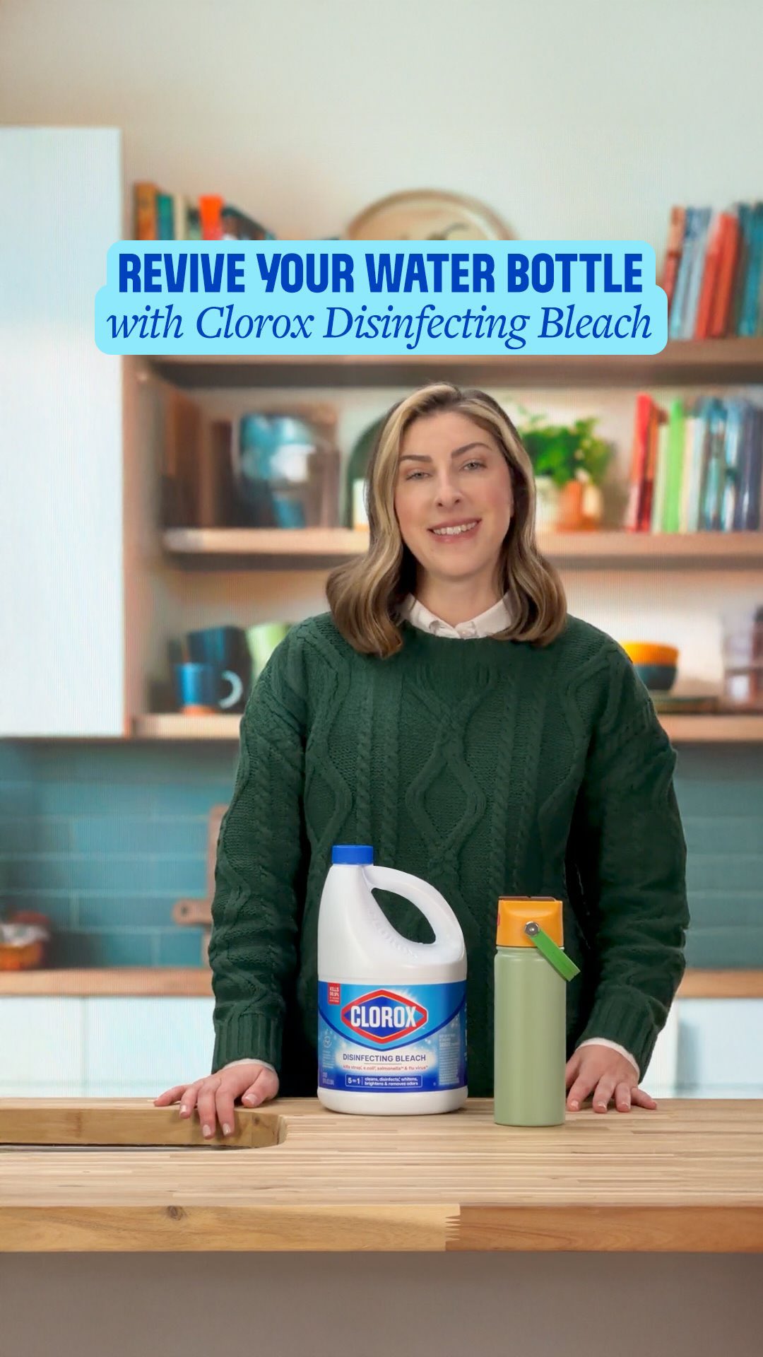Clorox Facebook ad: But who’s supporting your emotional support water bottle?