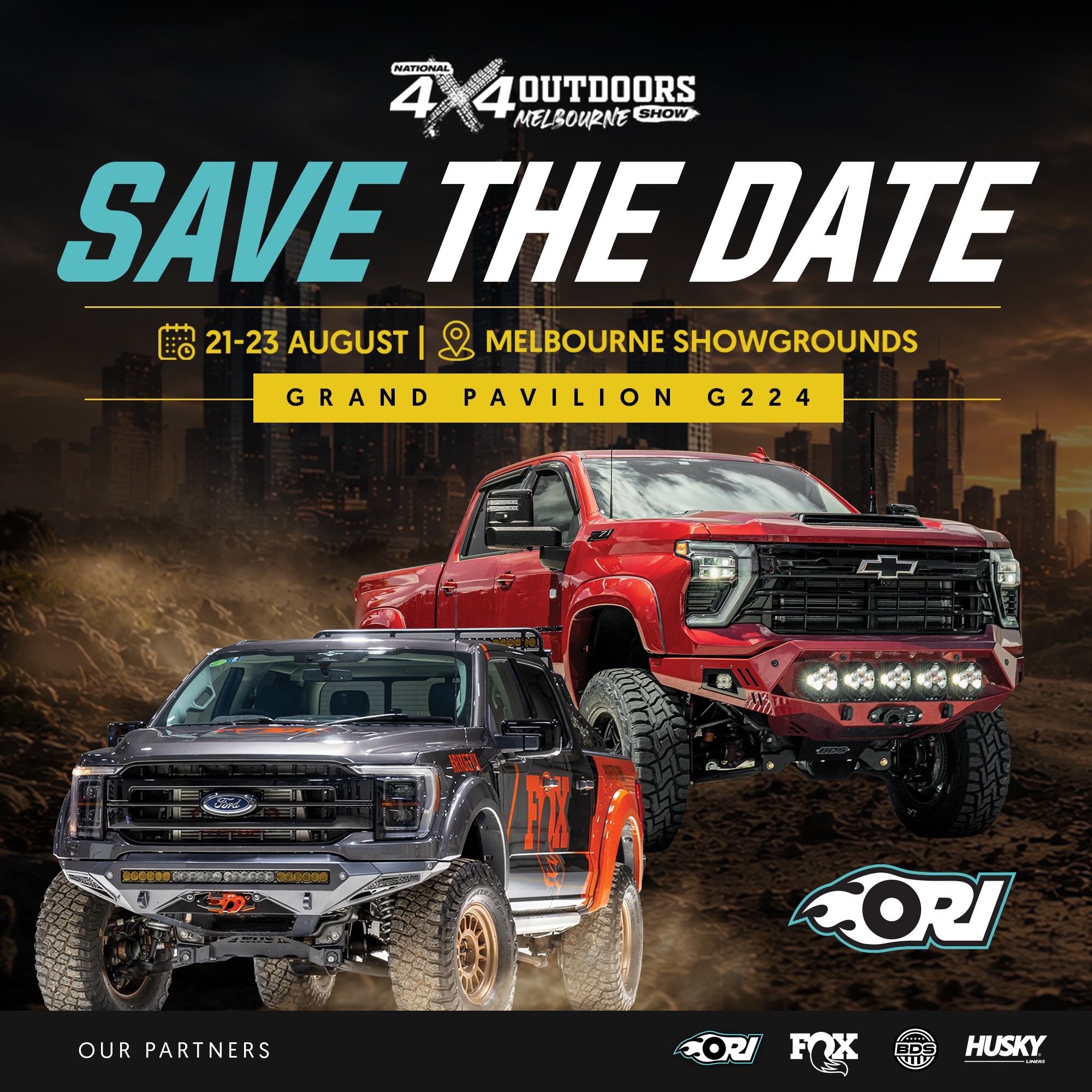 Offroad Industries 4x4 Facebook ad: See Us at the National 4x4 Show, August 21-23!
