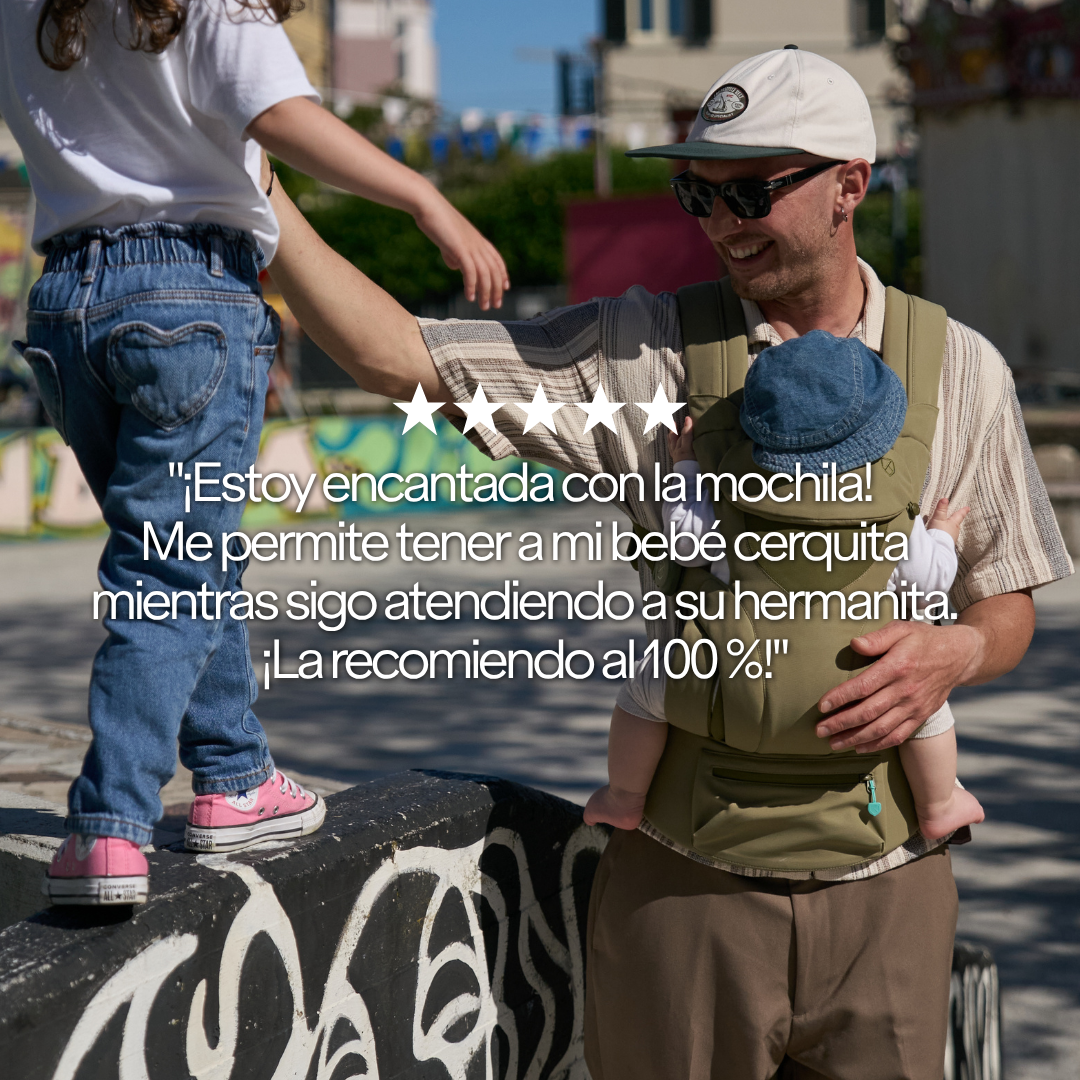 Koala Babycare Facebook ad: La mochila portabebés ergonómica para ti y para tu bebé.