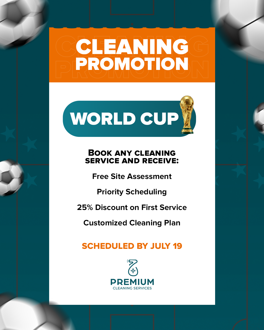 Premium Cleaning Facebook ad