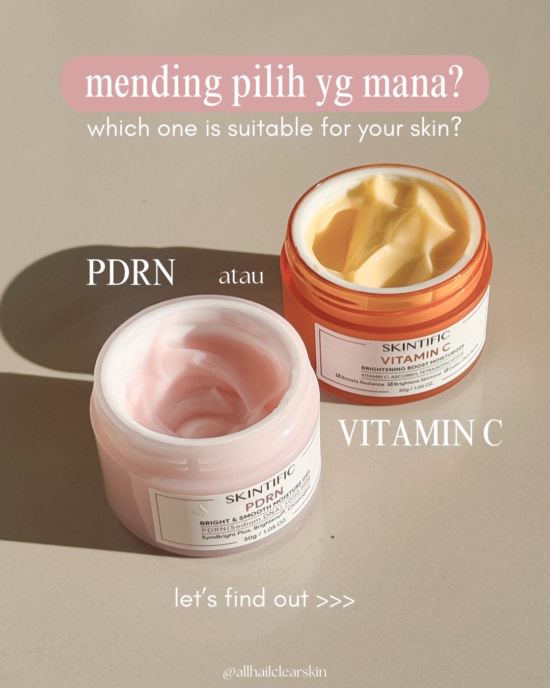 allhailclearskin Facebook ad