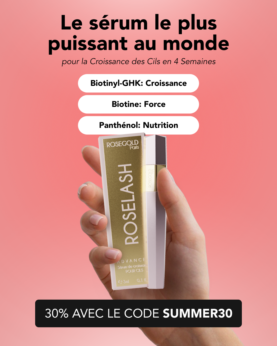 Rosegold Paris Facebook ad