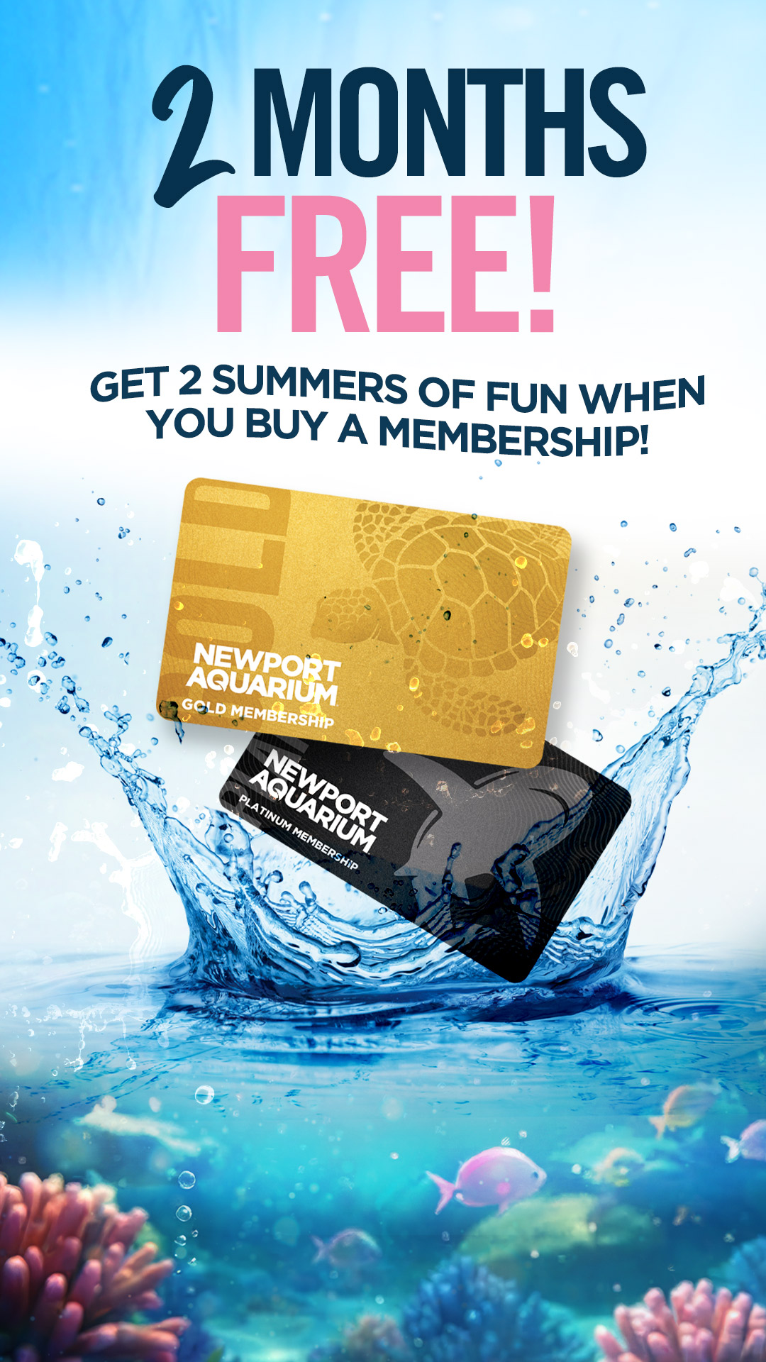 Newport Aquarium Facebook ad from Jun 19, 2026