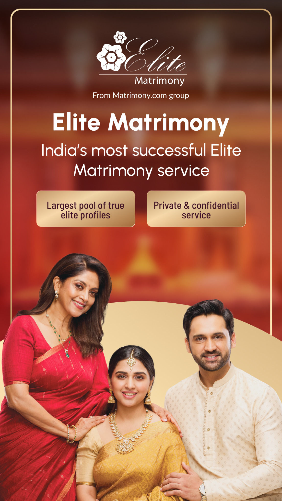EliteMatrimony Facebook ad