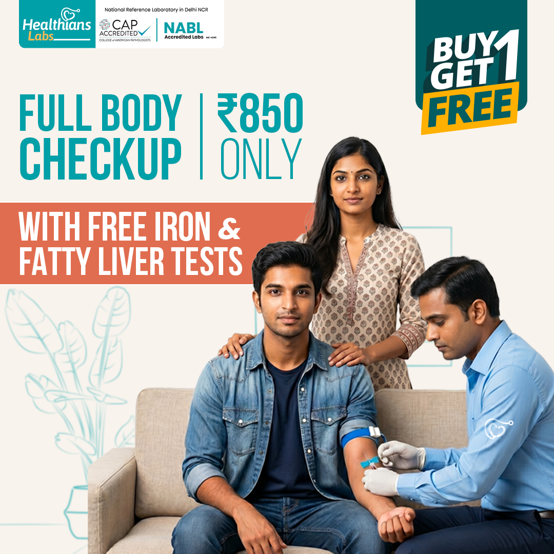 Healthians Facebook ad