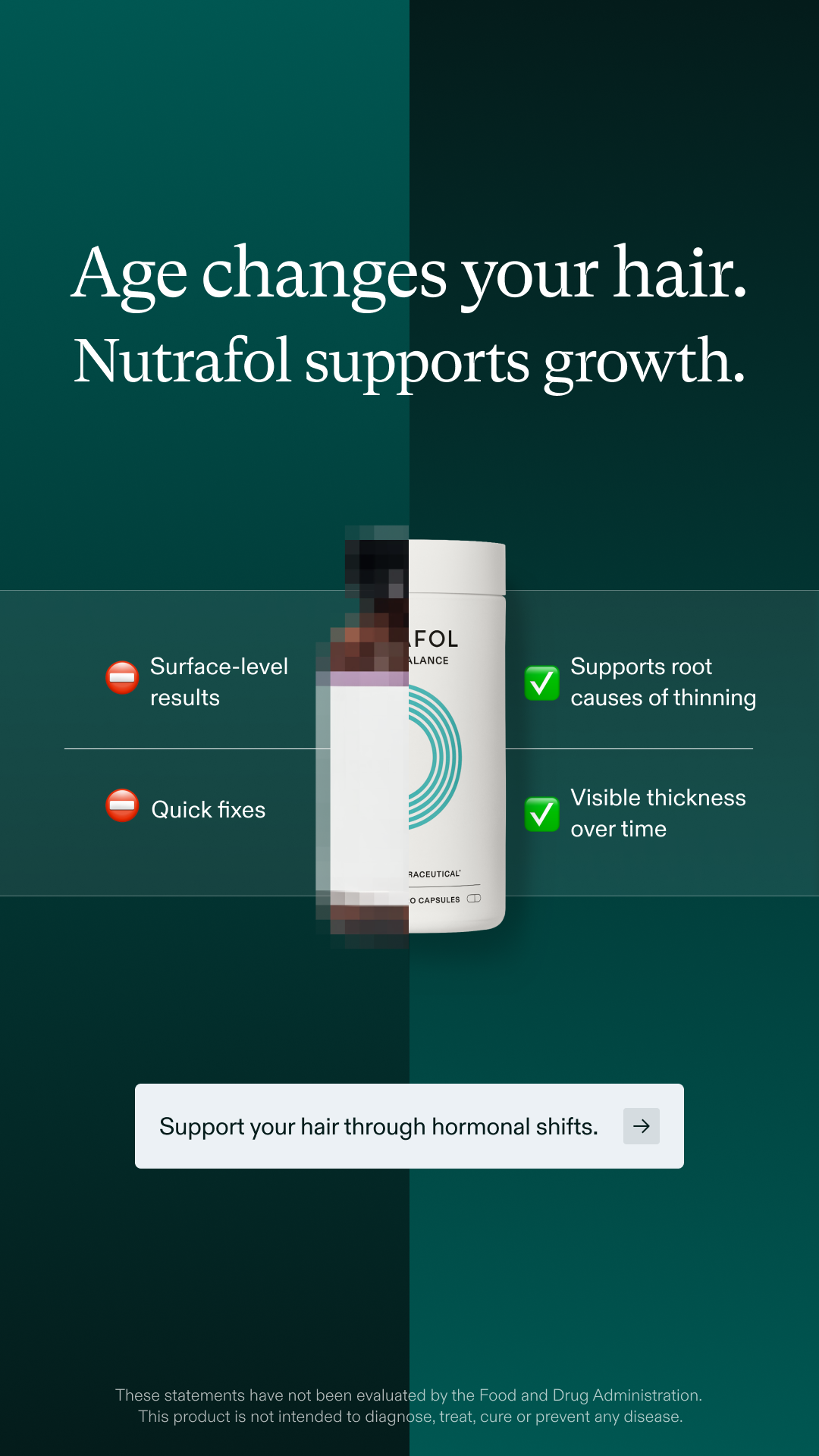 Nutrafol Facebook ad