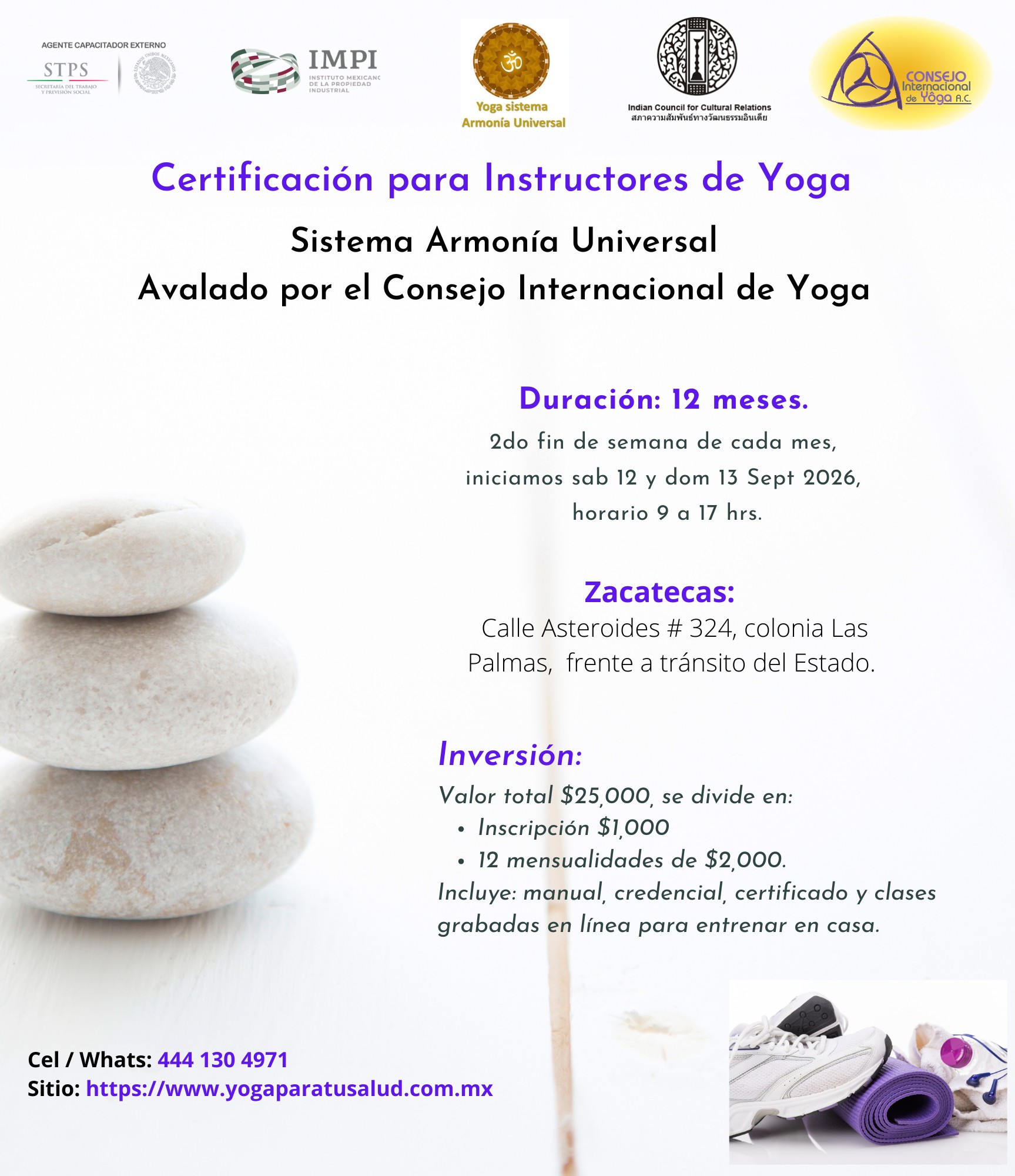 Consejo Internacional de Yoga en México Facebook ad