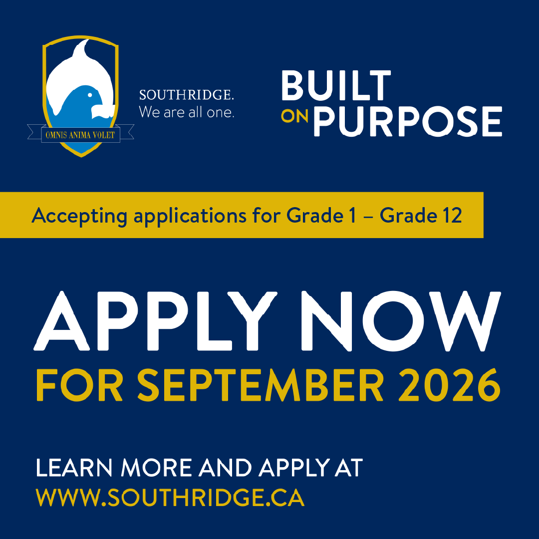 Southridge School Facebook ad: Academic excellence and character development aren’t…