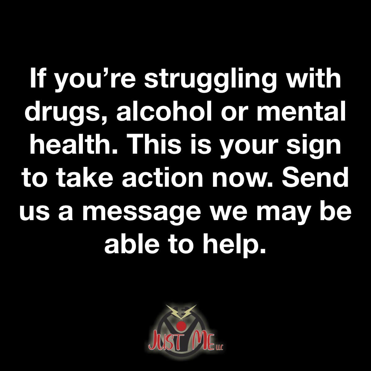 Just Me Facebook ad: All of us who run this page are…