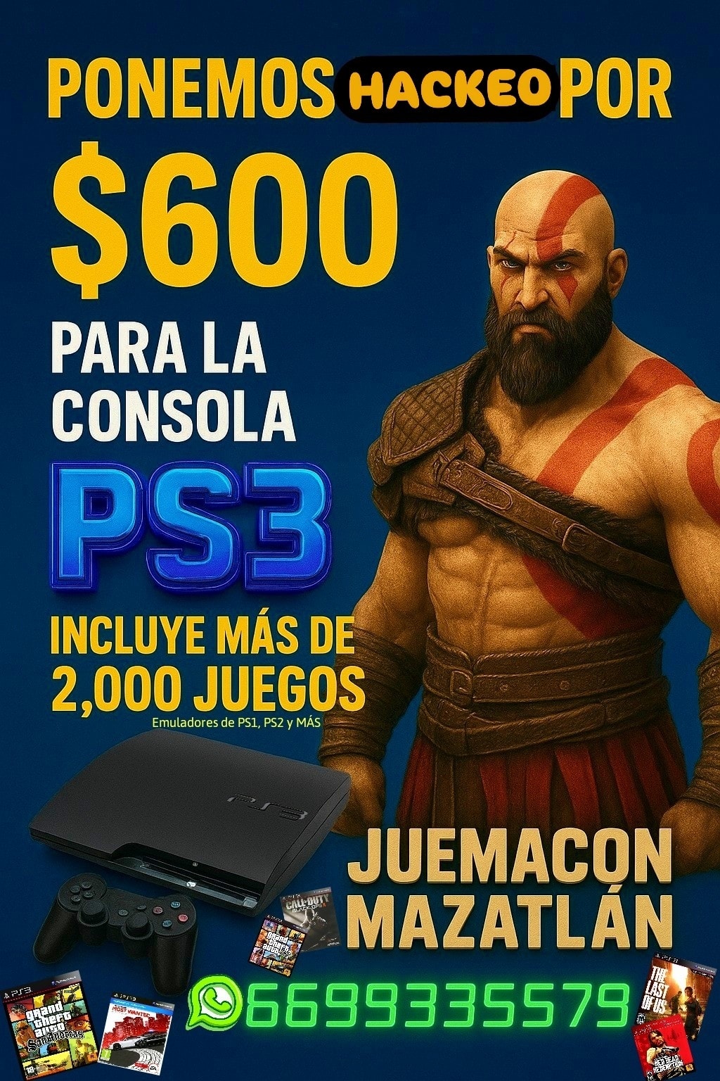 Juemacon Mazatlán Videojuegos y Consolas Facebook ad: ¡JUEMACON MAZATLÁN, LLEVA TU CONSOLA AL SIGUIENTE NIVEL!