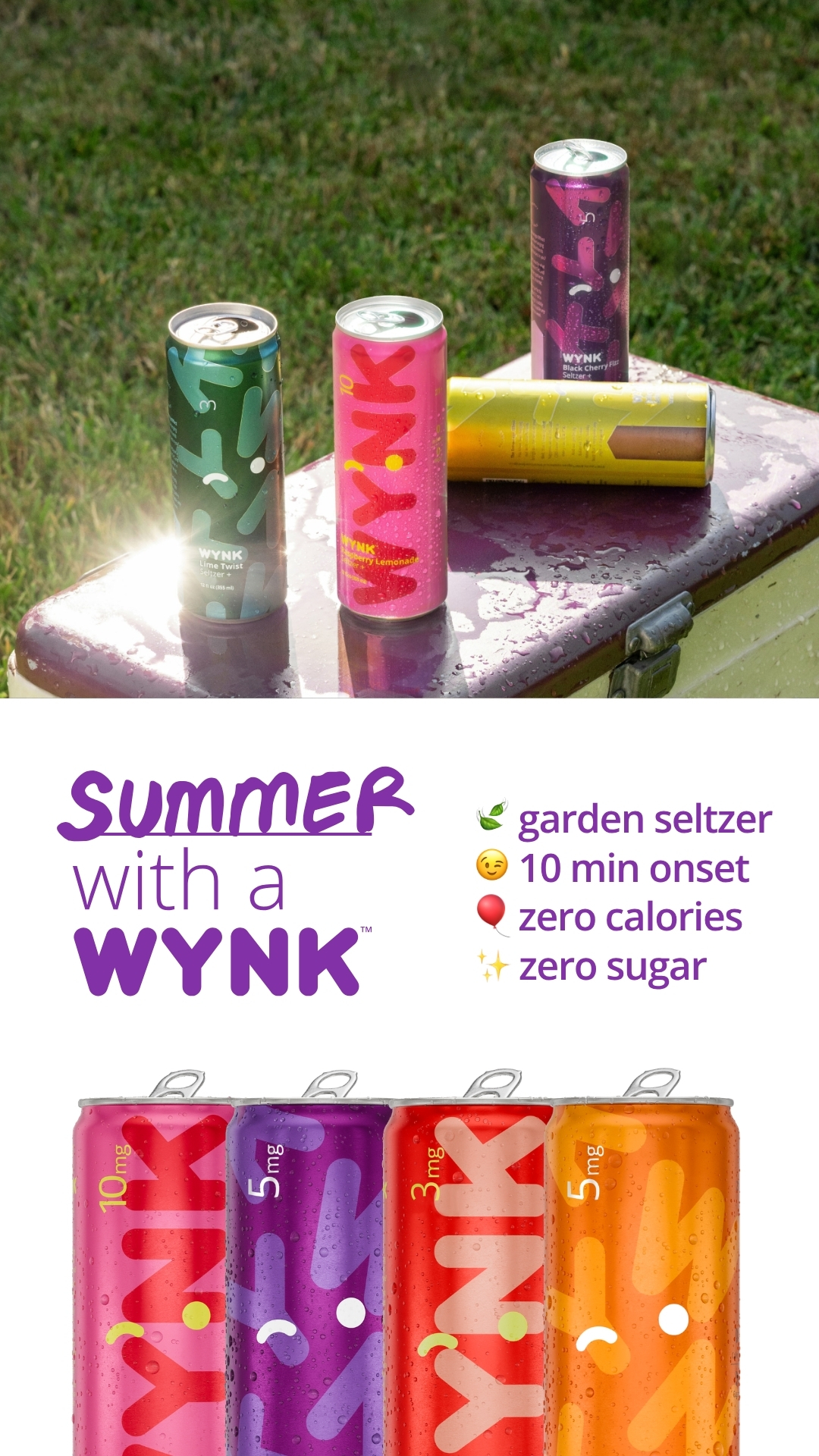 Wynk Seltzer Facebook ad