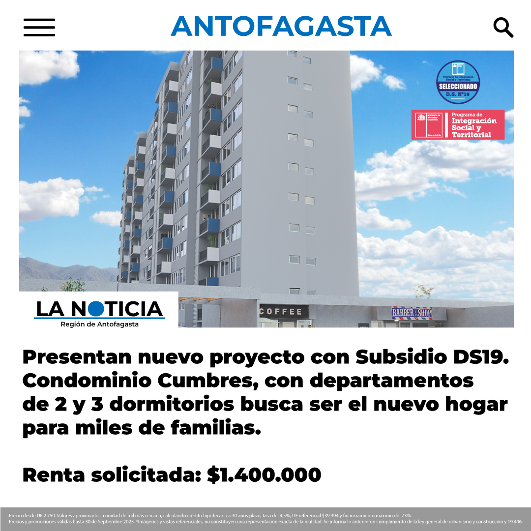 Condominio Cumbres Facebook ad from Nov 27, 2025