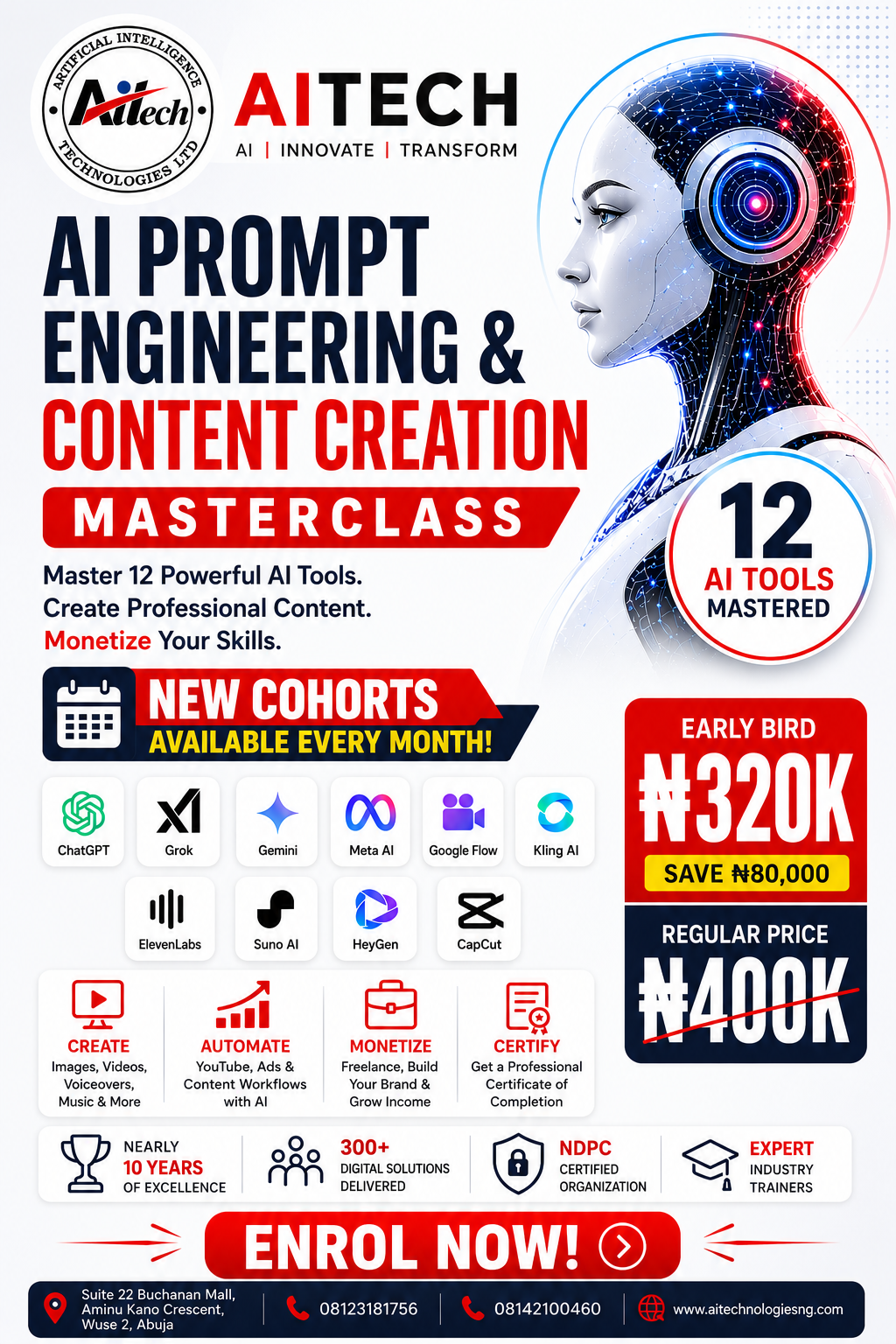 Artificial Intelligence Technologies Aitech Facebook ad