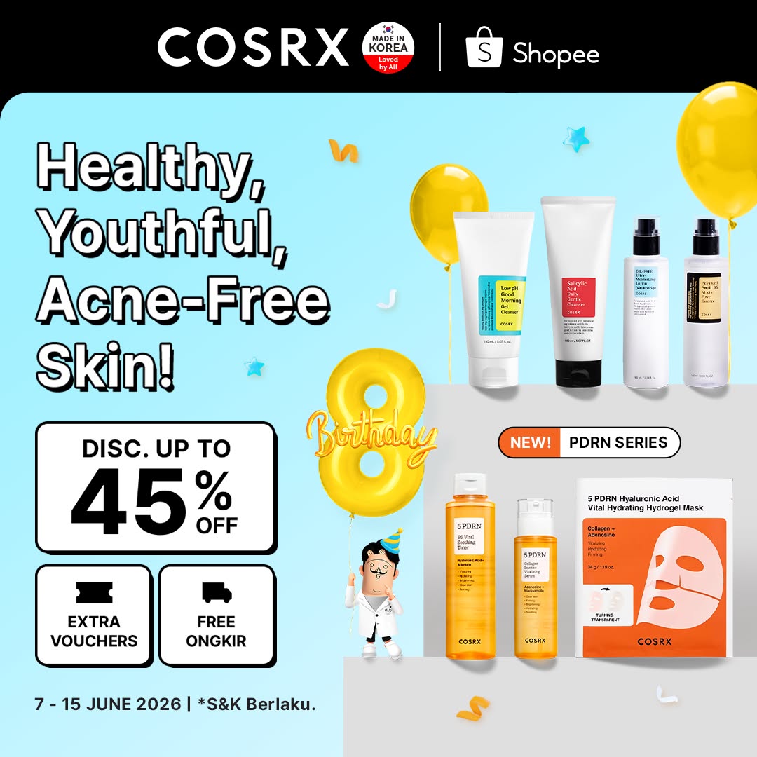 COSRX Indonesia Facebook ad: SALE up to 45% OFF