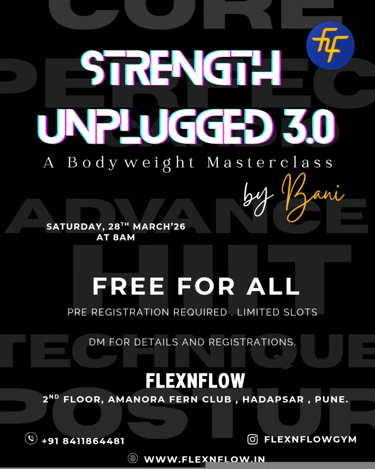 FlexnFlow Gym Facebook ad: This is not a regular workout.