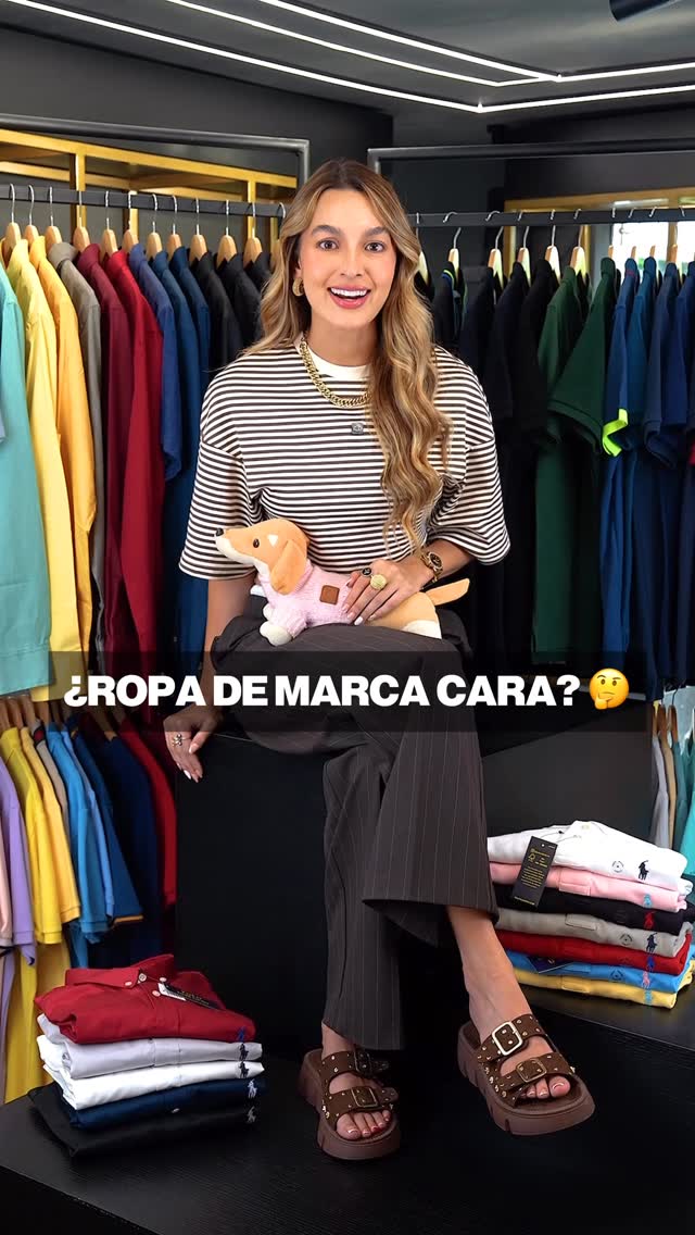 Tienda de ropa hombre Facebook ad: La ropa de marca puede ser muy costosa…