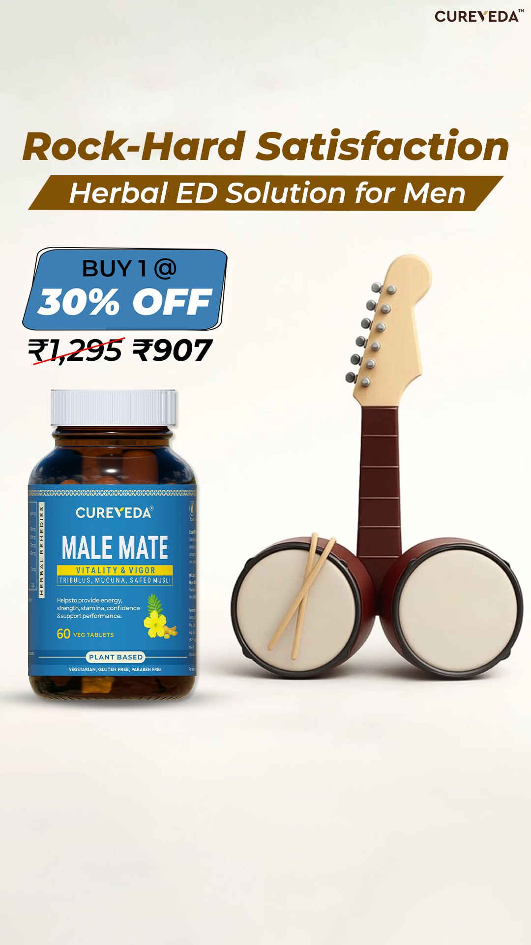 Cureveda Remedies Facebook ad