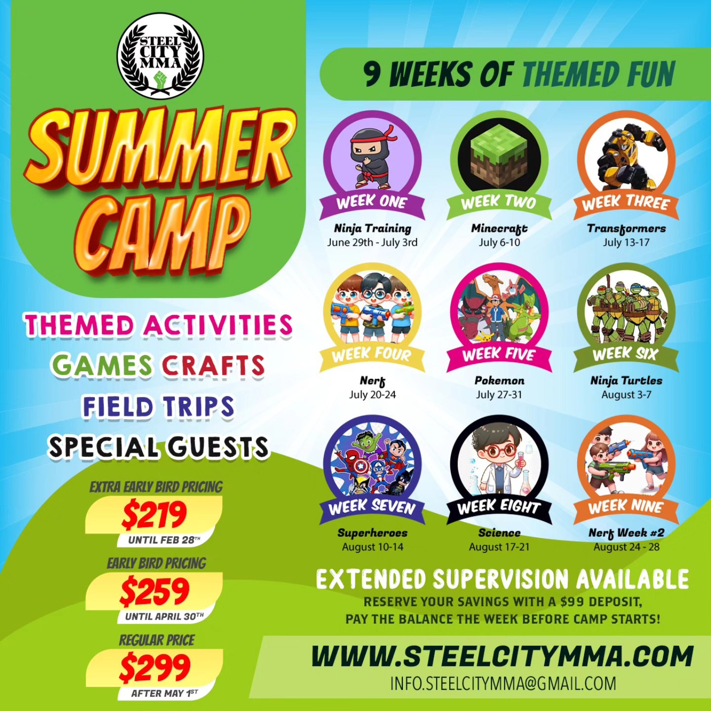 Steel City MMA & Jiujitsu Facebook ad: RSVP Your Early Bird Price: New Spots Open!
