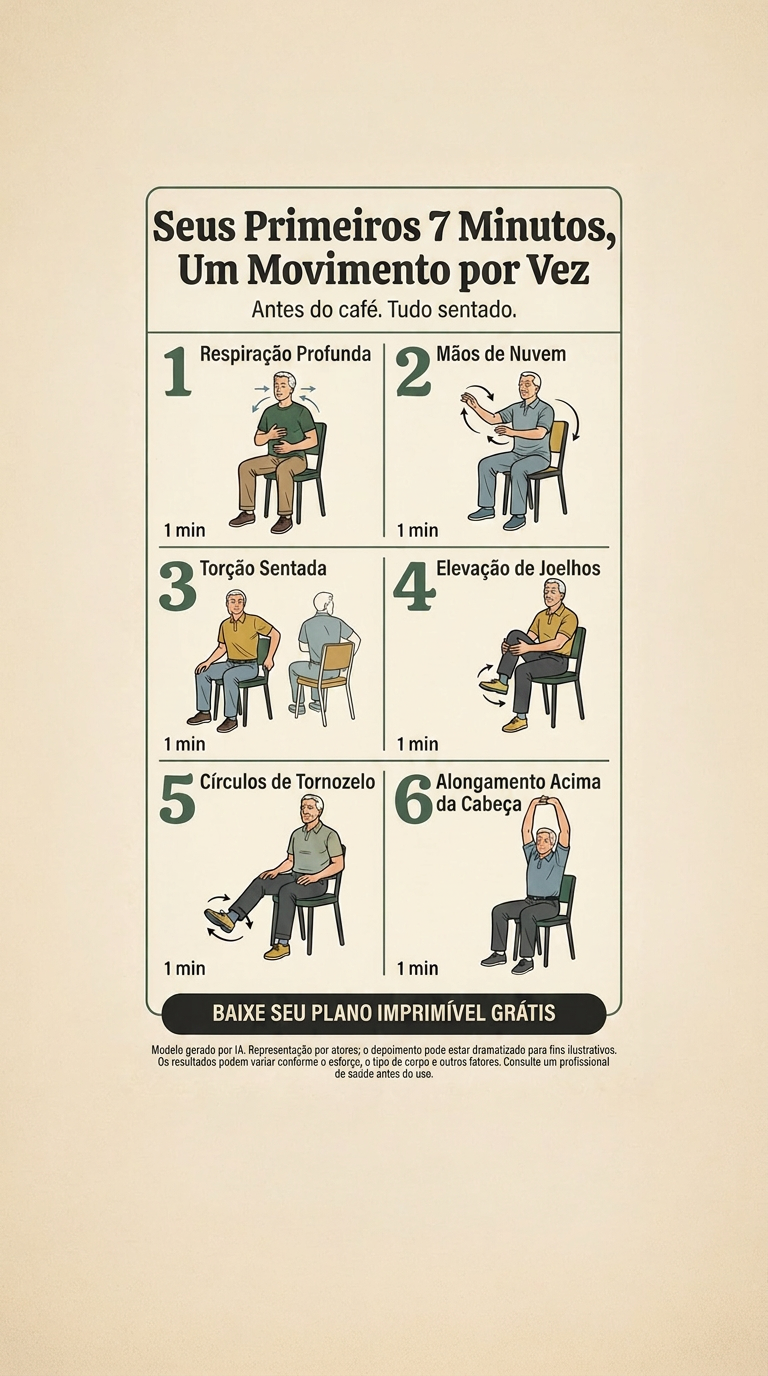 Muscle Charge Facebook ad: Chair Tai Chi para homens a partir dos 50.