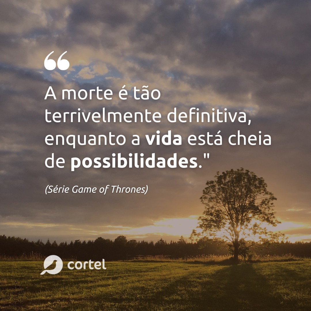 Cemitério Ecumênico São Francisco de Paula Facebook ad: A vida é um presente cheio de possibilidades.