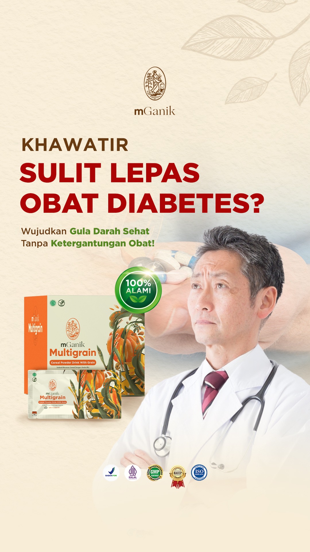 mGanik Superfood Solusi Diabetes Facebook ad